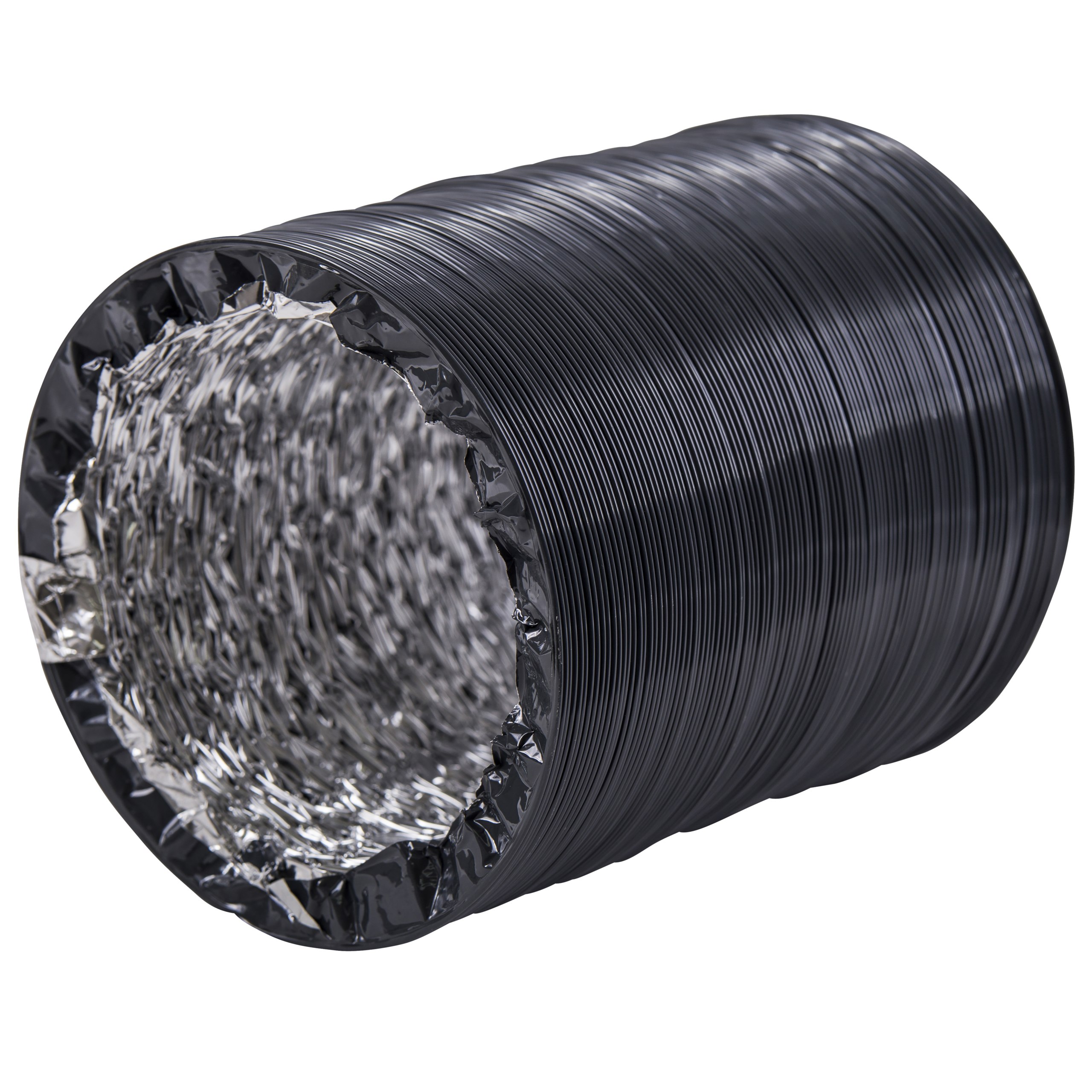 

                    Fleksibel ventilasjonsslange Polyflex med mørk ytterkappe