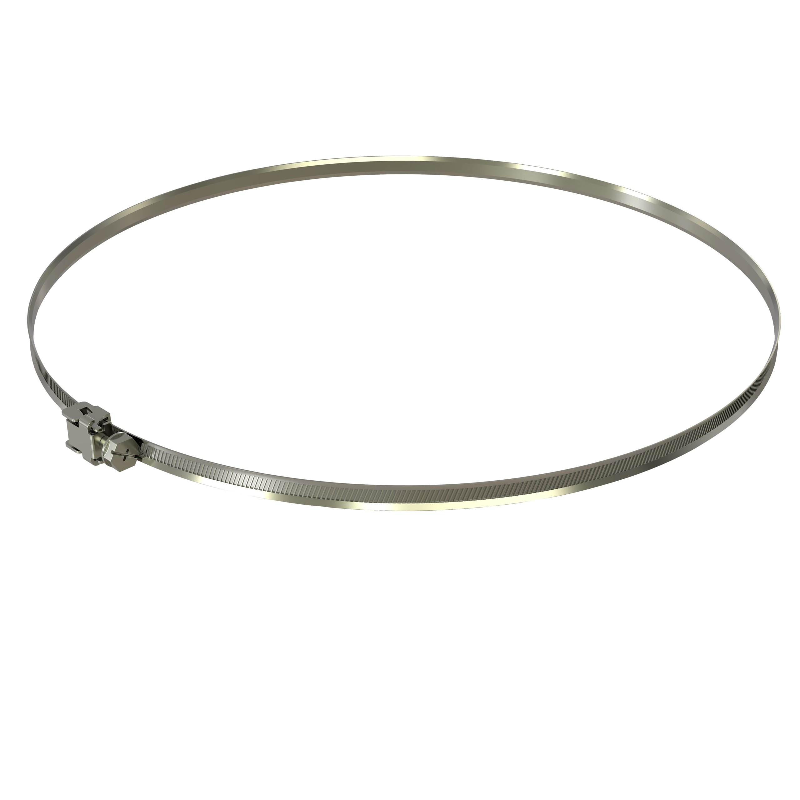 

                    Stainless steel hose clamp for securing ventilation hose