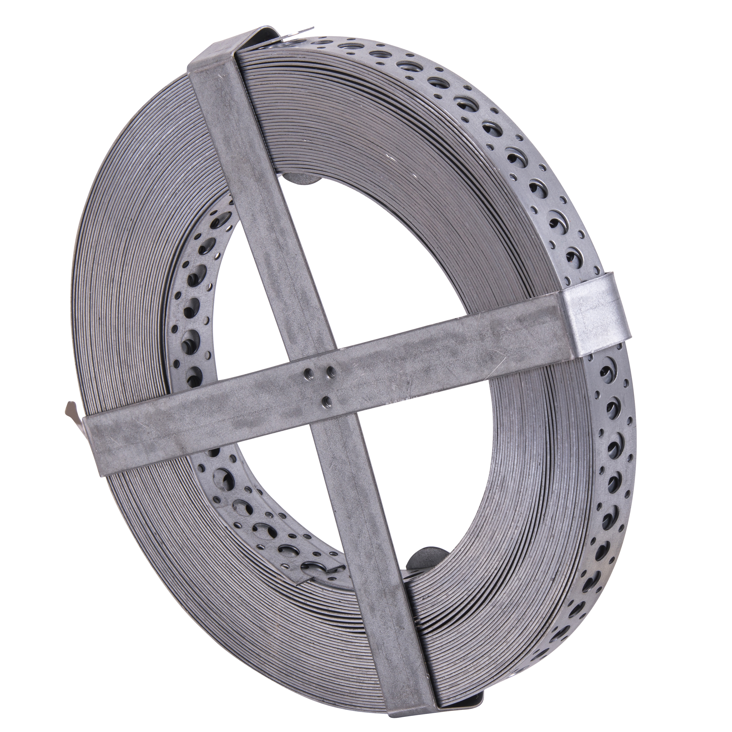 

                    Perforated metal band in galvanized steel on roll for suspension and fixing of ventilation ducts