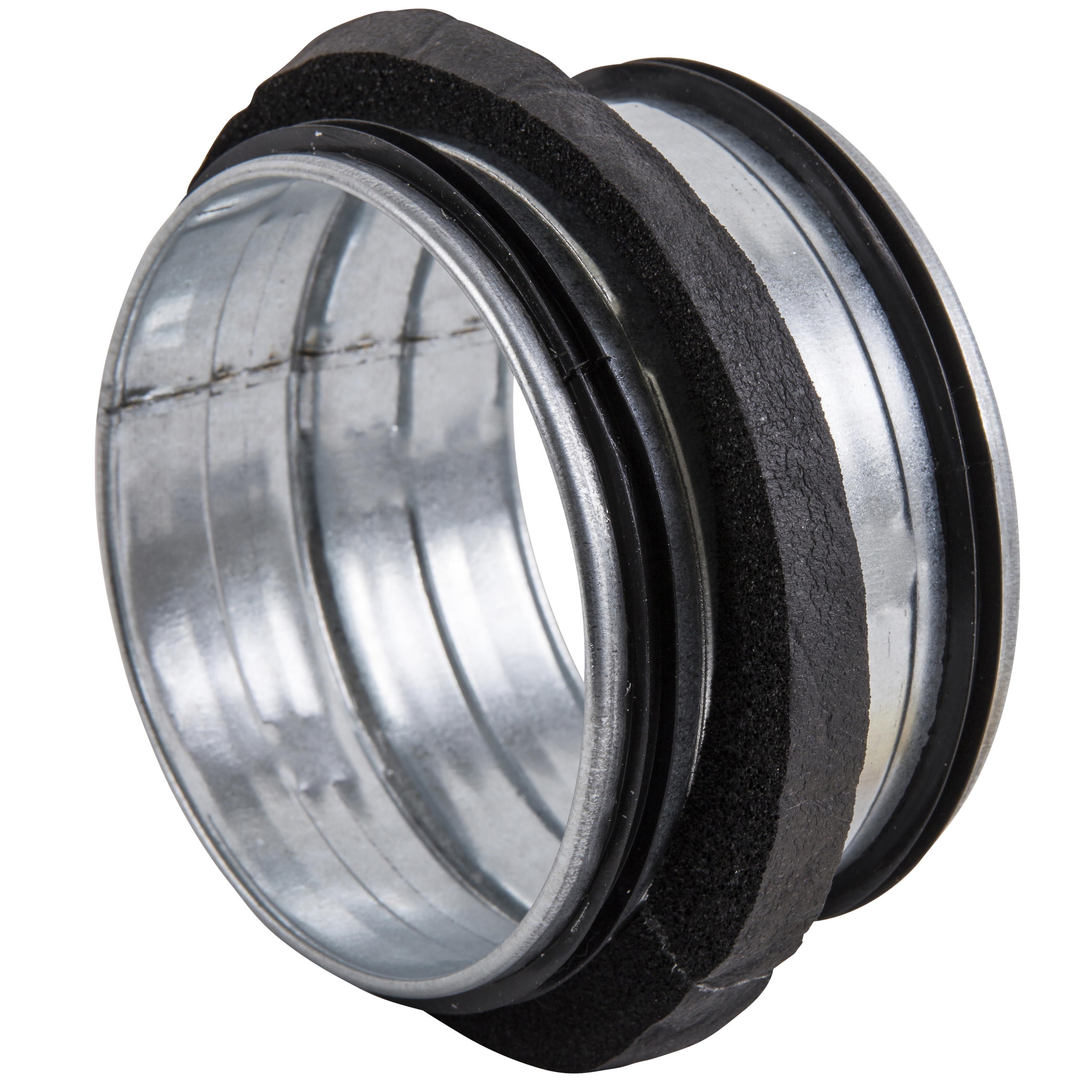 

                    Male connector in galvanized steel with seals for joining insulated steel ducts