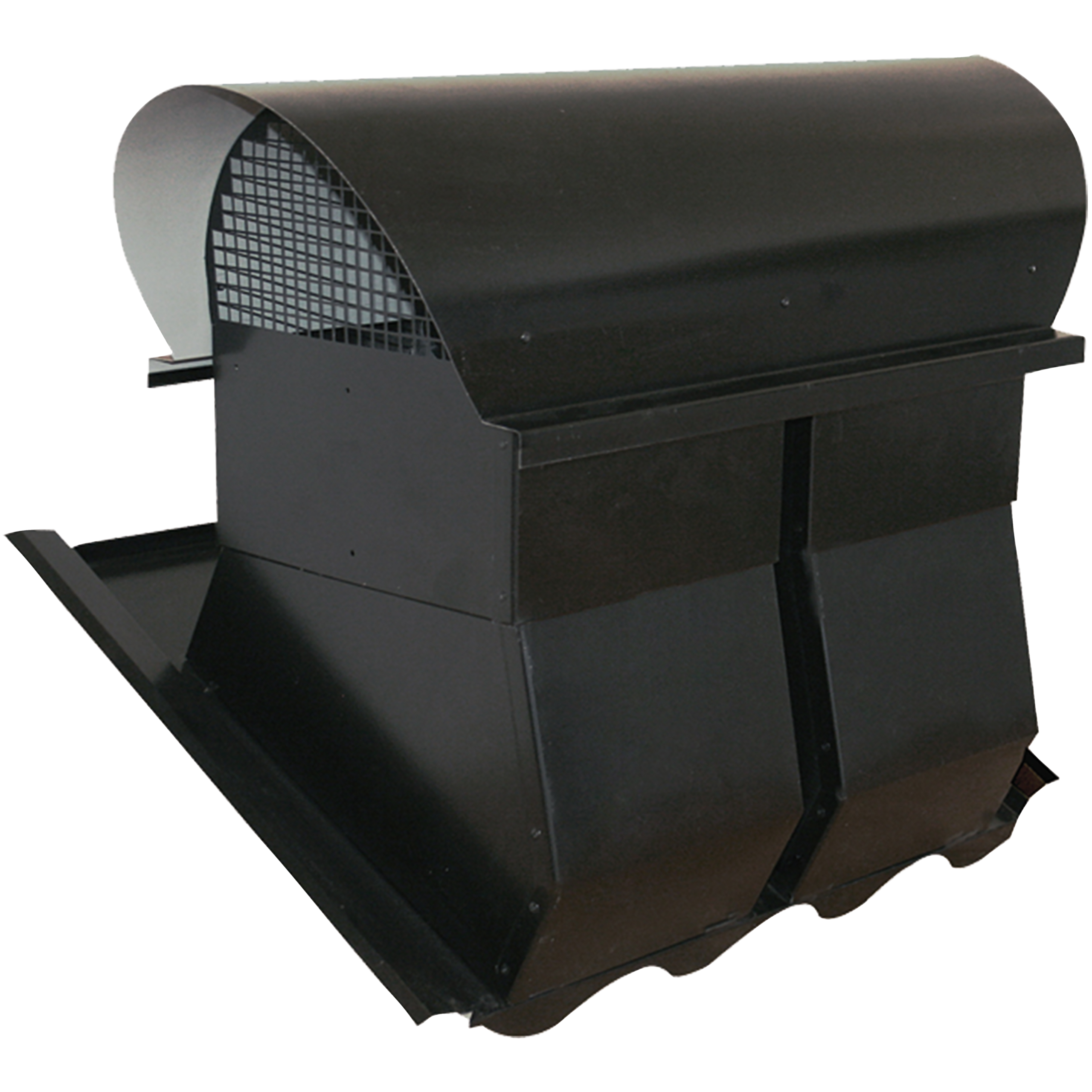 

                    Roof hood VK160 V13 combo in black finish for exhaust air and air intake on pitched roofs