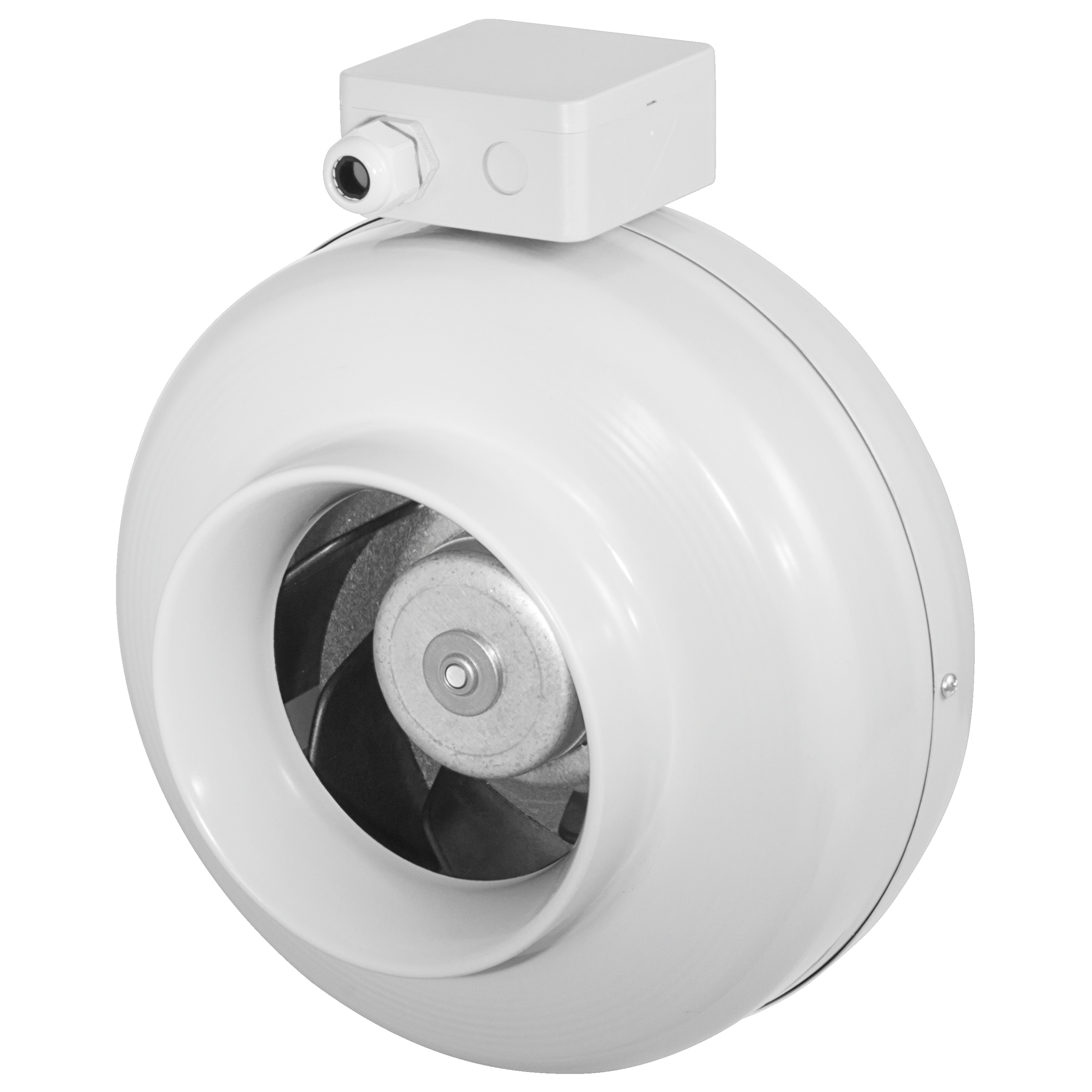 

                    Flexit RS kanalvifte i hvit utførelse for montering i kanal