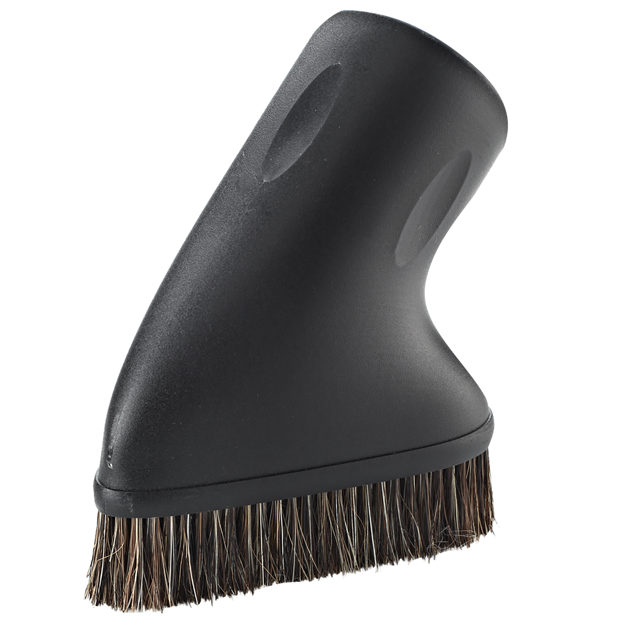 

                    Dust brush in black finish for central vacuum, suitable for gentle cleaning