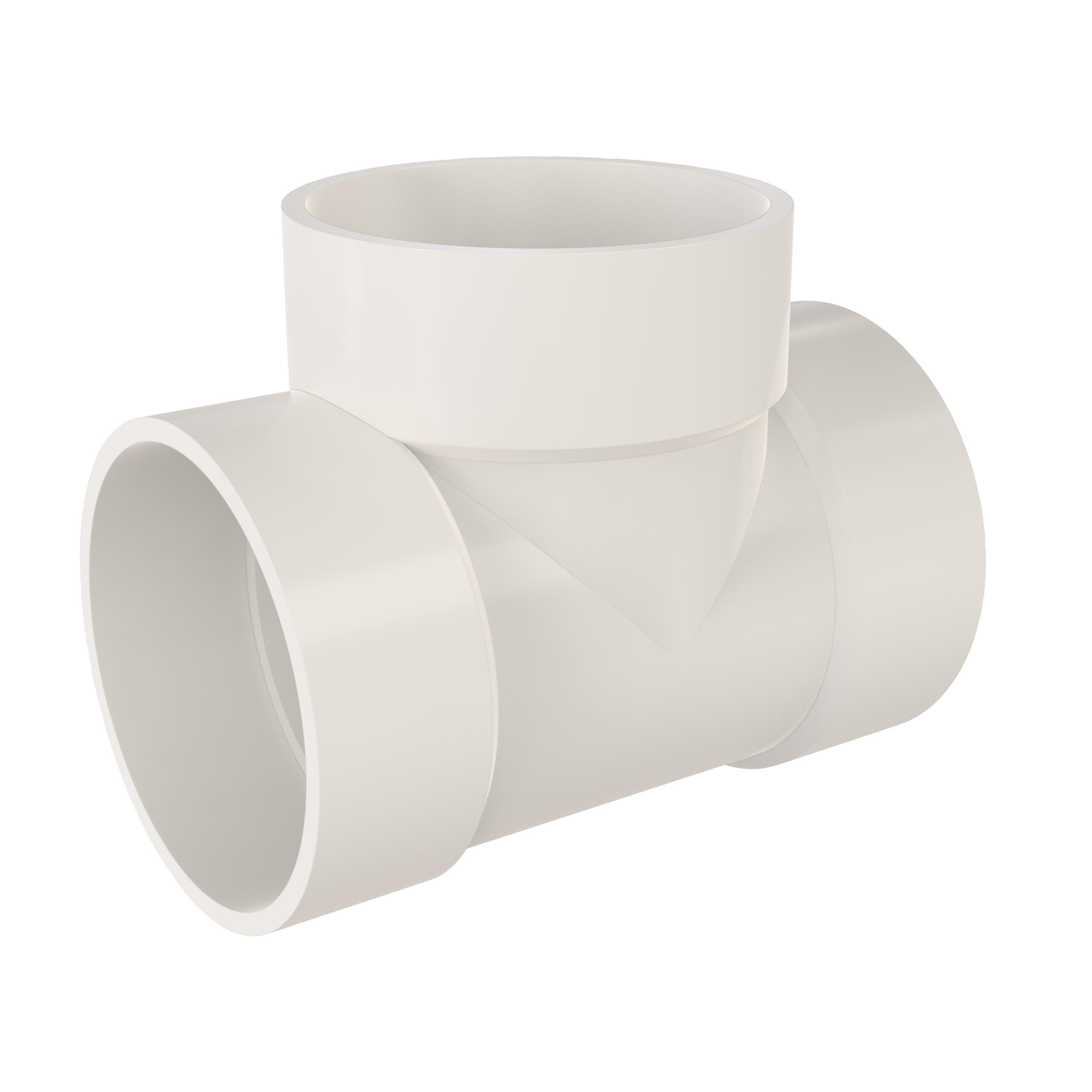 

                    Kort T-rør 90° i plast Ø51 mm for rør til sentralstøvsuger