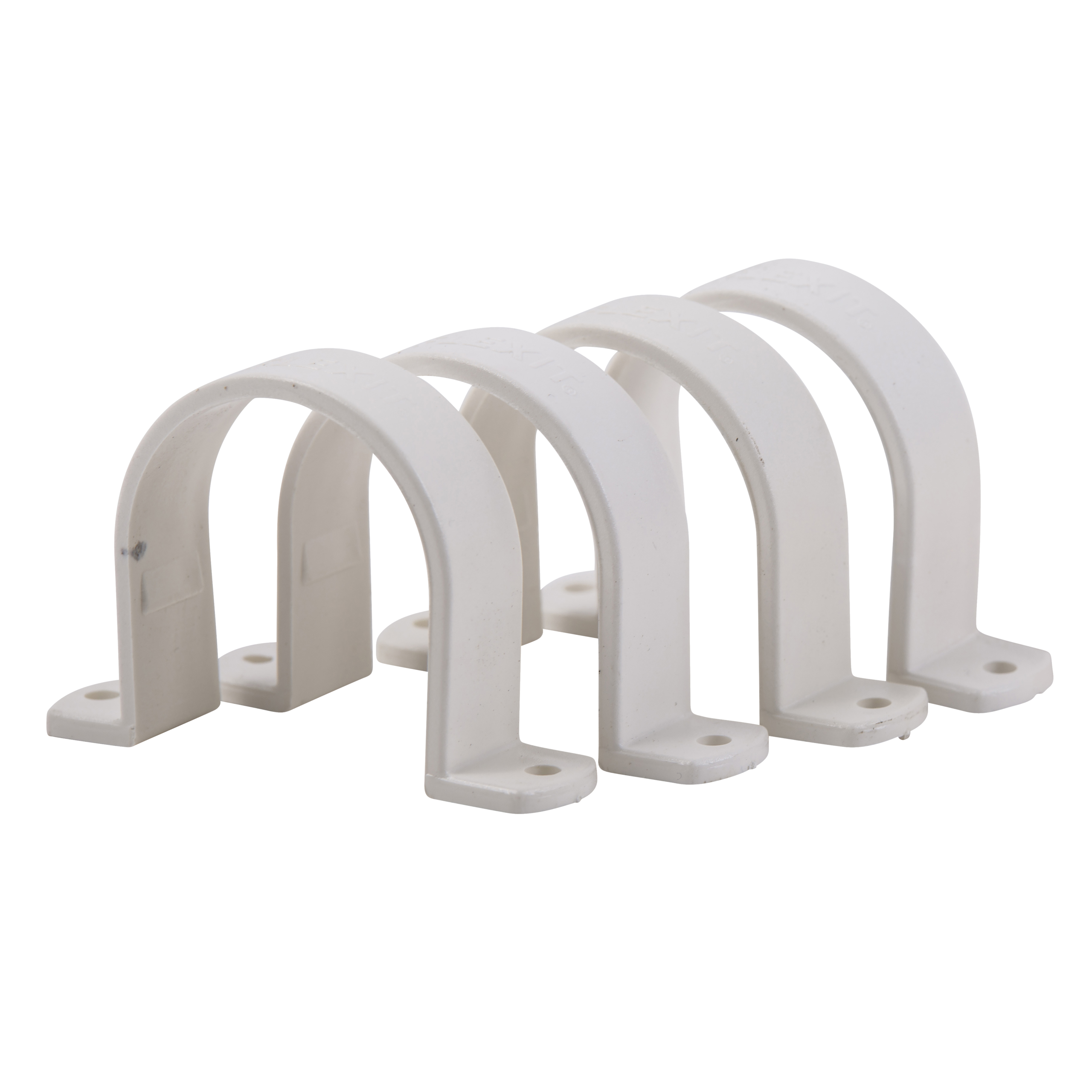 

                    Rørklemmer i plast for Ø51 mm rør til sentralstøvsuger, sett med fire