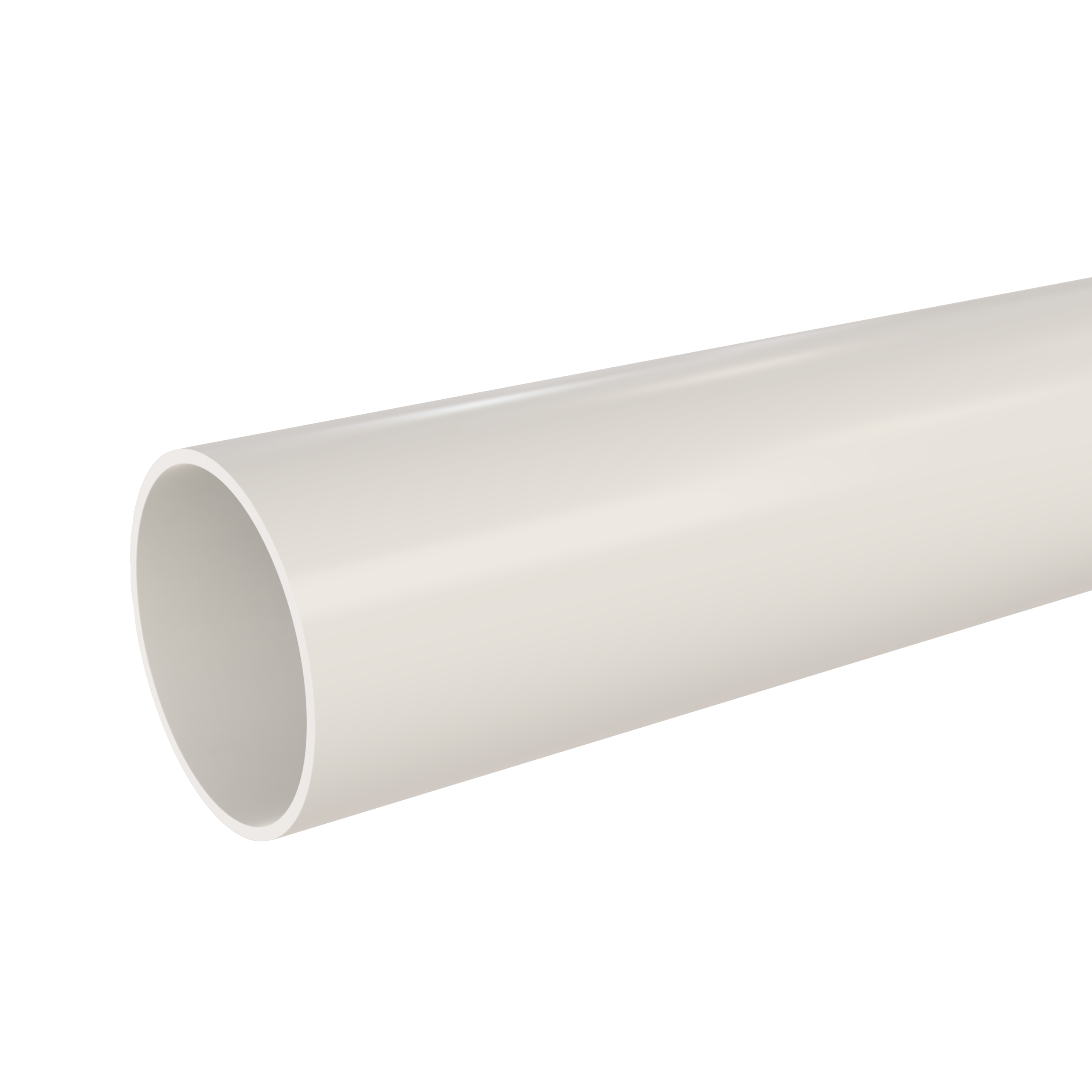 

                    Rør Ø51 mm i plast for sentralstøvsuger, rett rør for rørinstallasjon