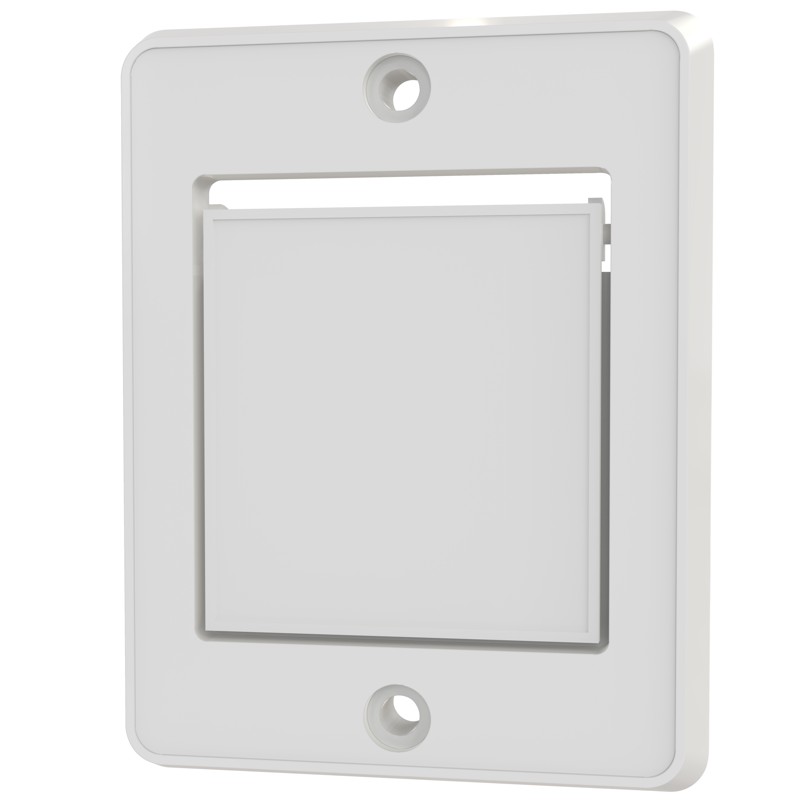 

                    Utblåsingsventil for sentralstøvsuger, veggmontert i hvit utførelse