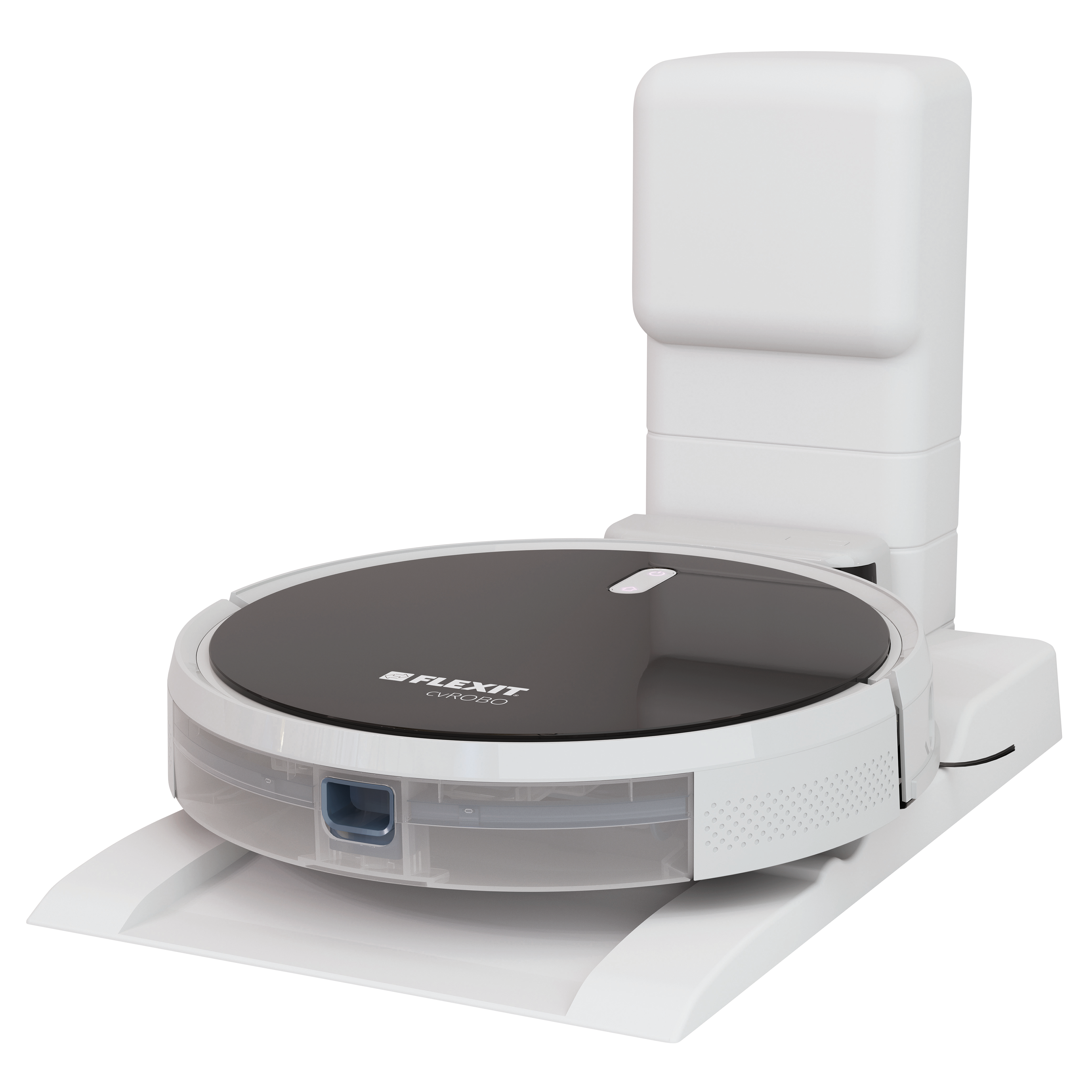 

                    Flexit CVRobo robotstøvsuger på hvit M-dokkingstasjon