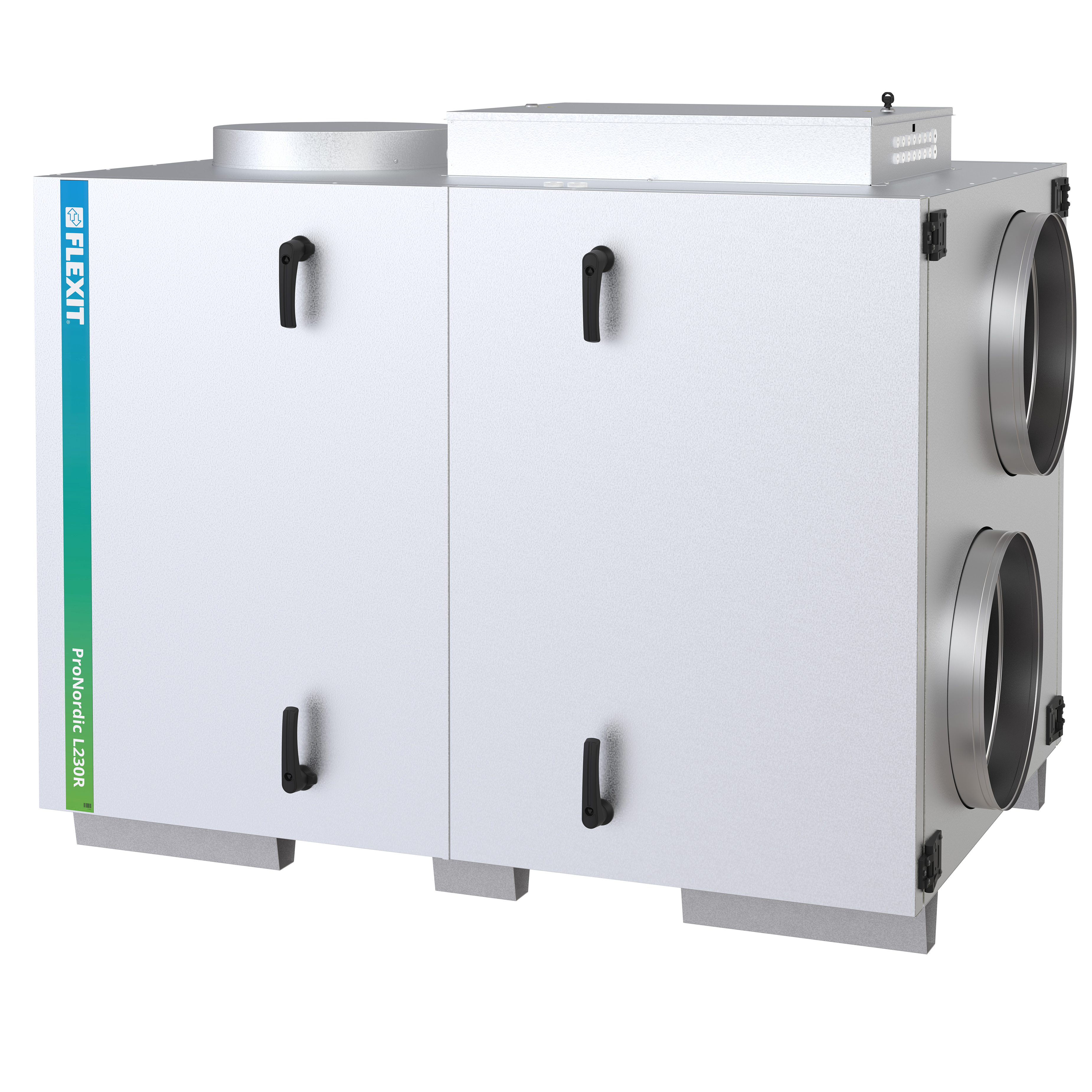 

                    Flexit ProNordic L 230R aggregat med sideplasserte kanaltilkoblinger