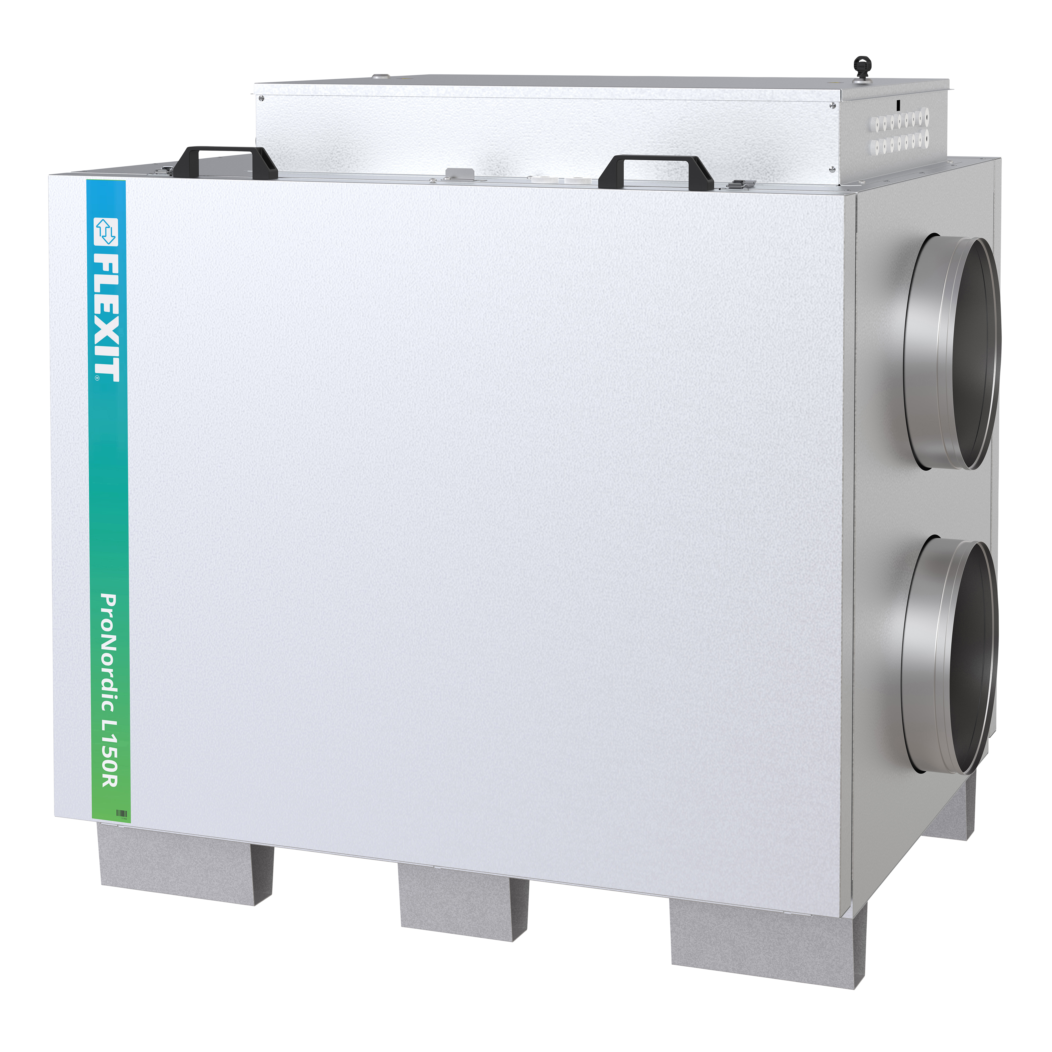 

                    Flexit ProNordic L 150R aggregat med sideplasserte kanaltilkoblinger