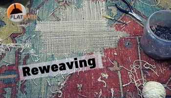 Reweaving traditional oriental rugs