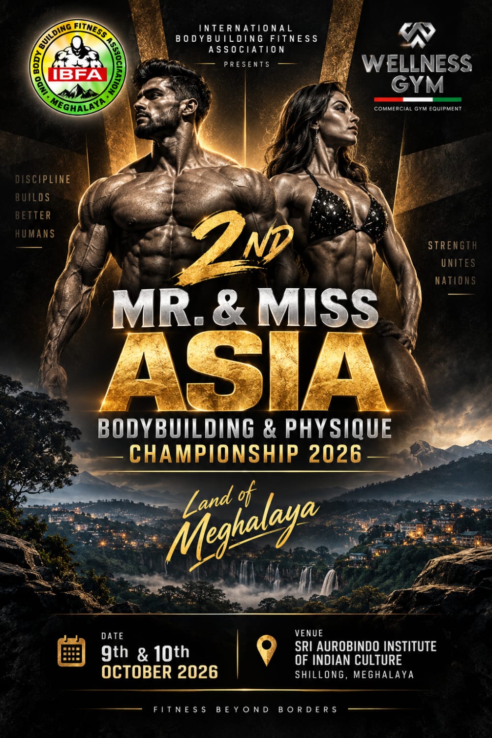 2nd Mr & Miss Asia Bodybuilding & Physique Championship 2026