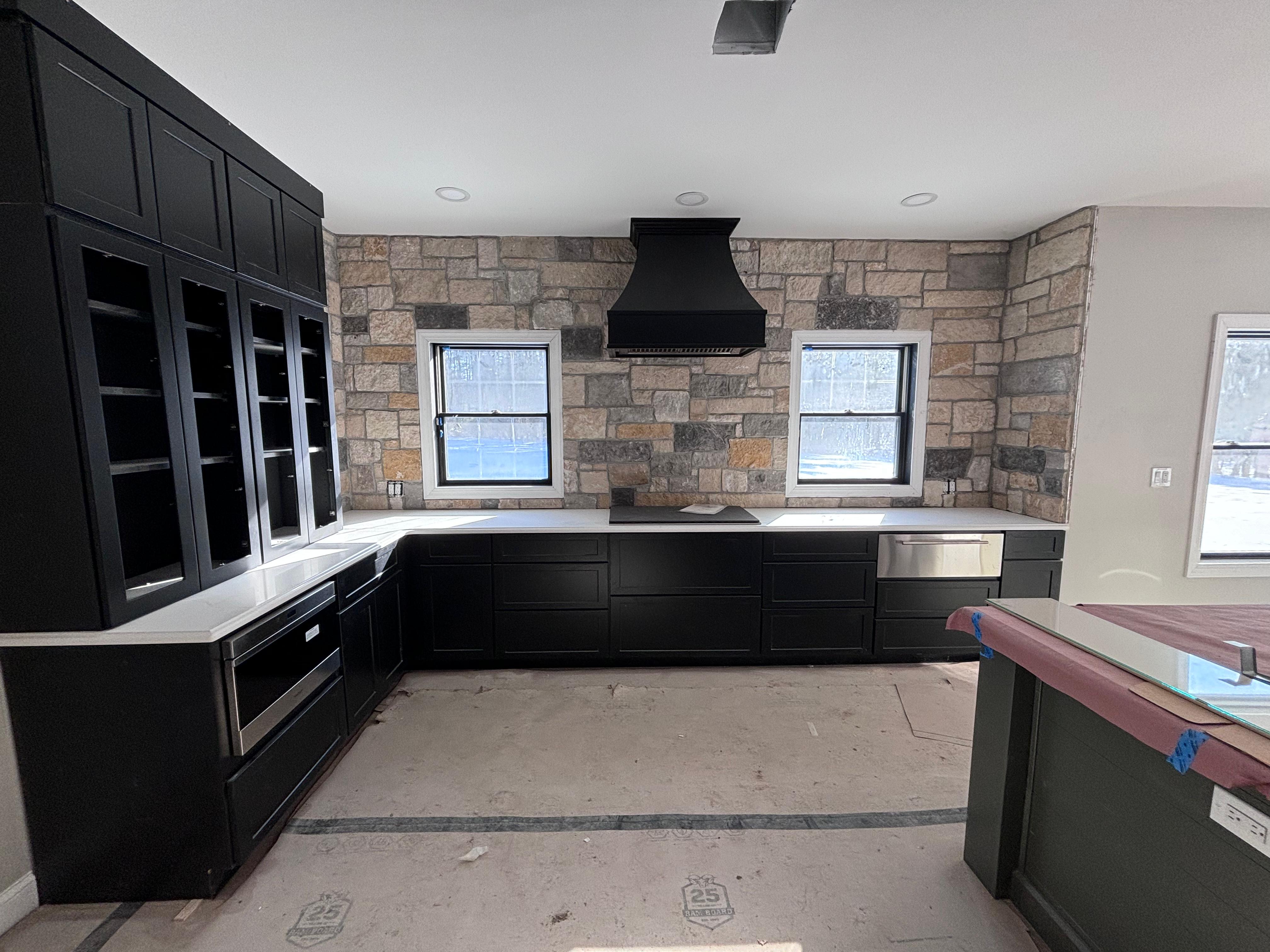 interior painting and wall repair work photo