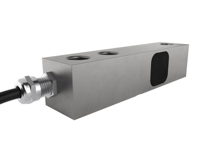 stainless steel shear beam weighing sensor angled view