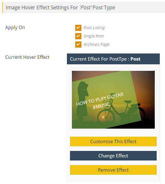 Image Hover for Posts Image Hover for Posts