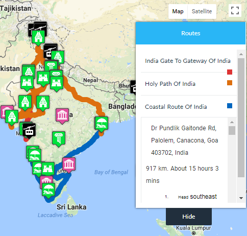 google routes