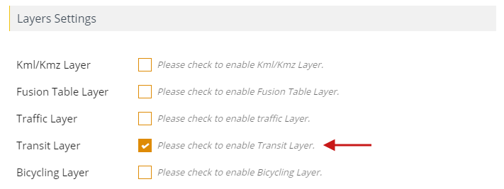 Transit Layer Wpmapspro