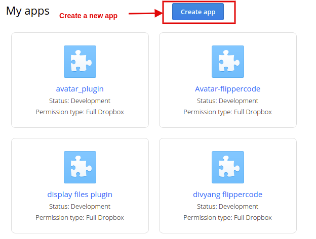 dropbox plugin authorisation