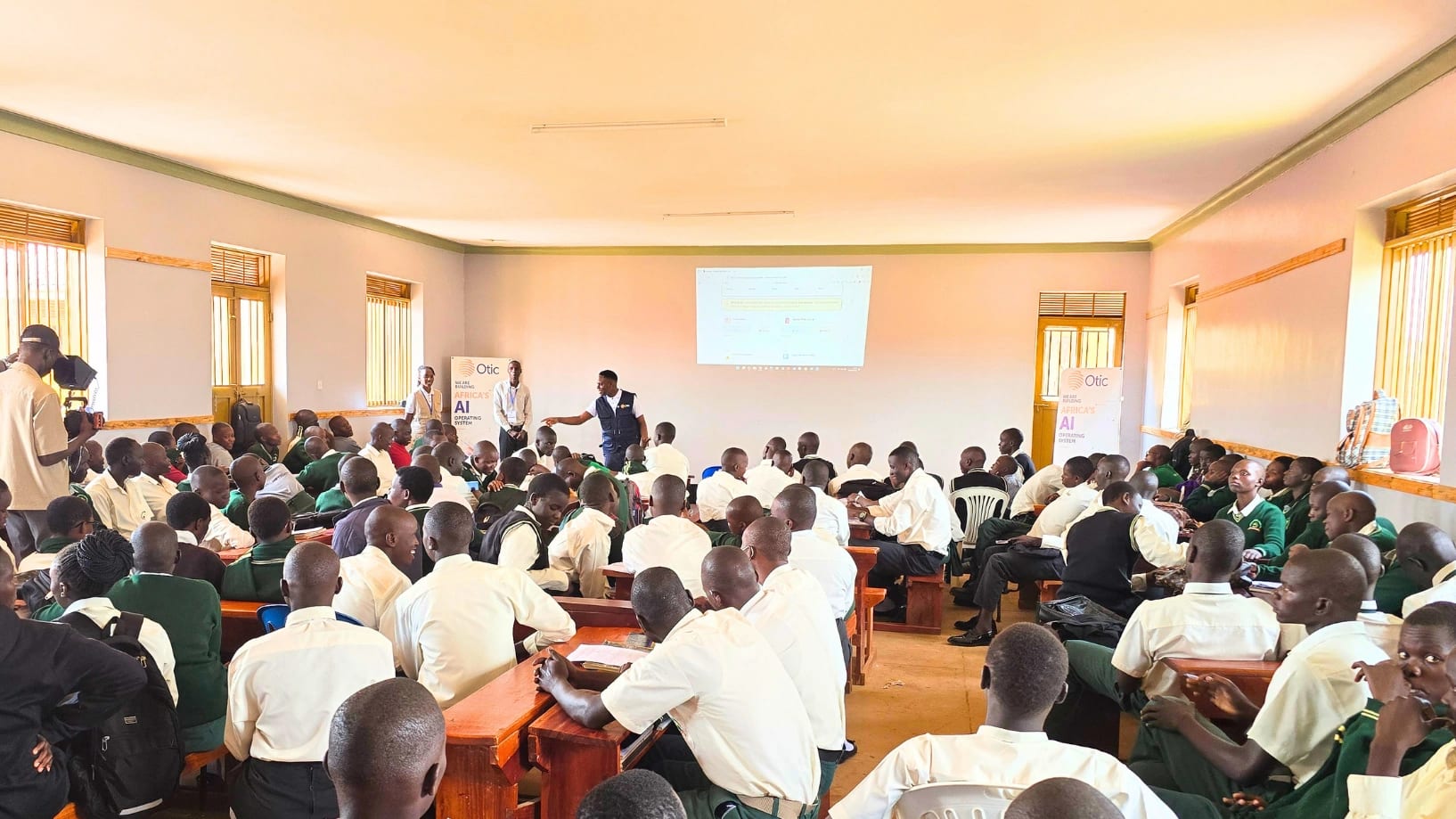 Otic Foundation team receiving government recognition