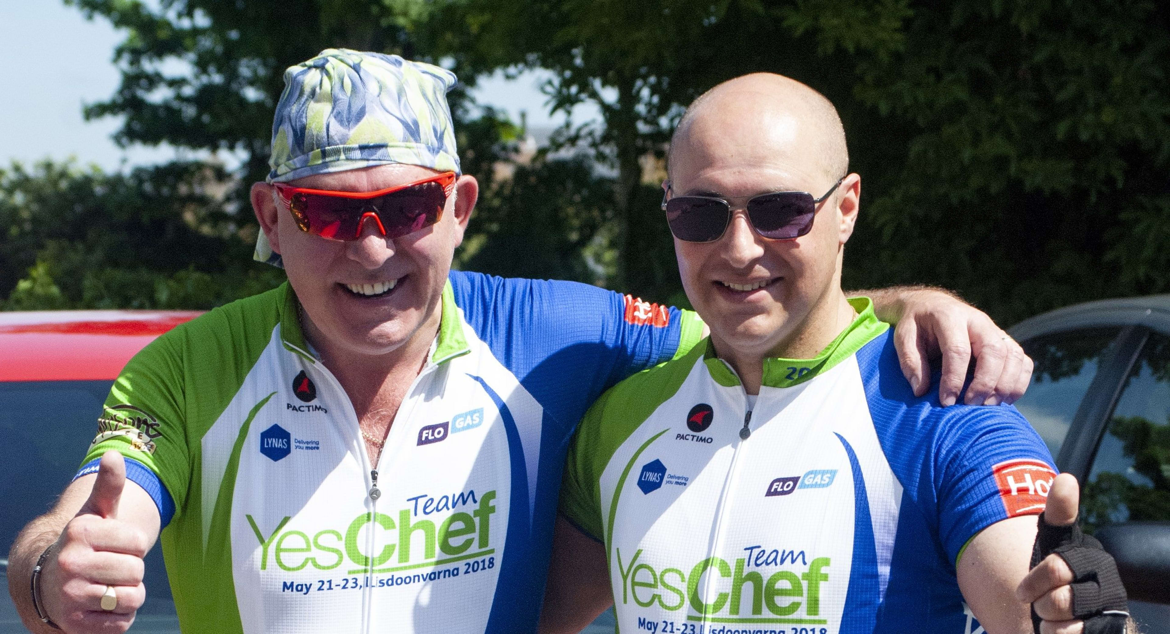 Flogas support Team YesChef & Irish Cancer Society