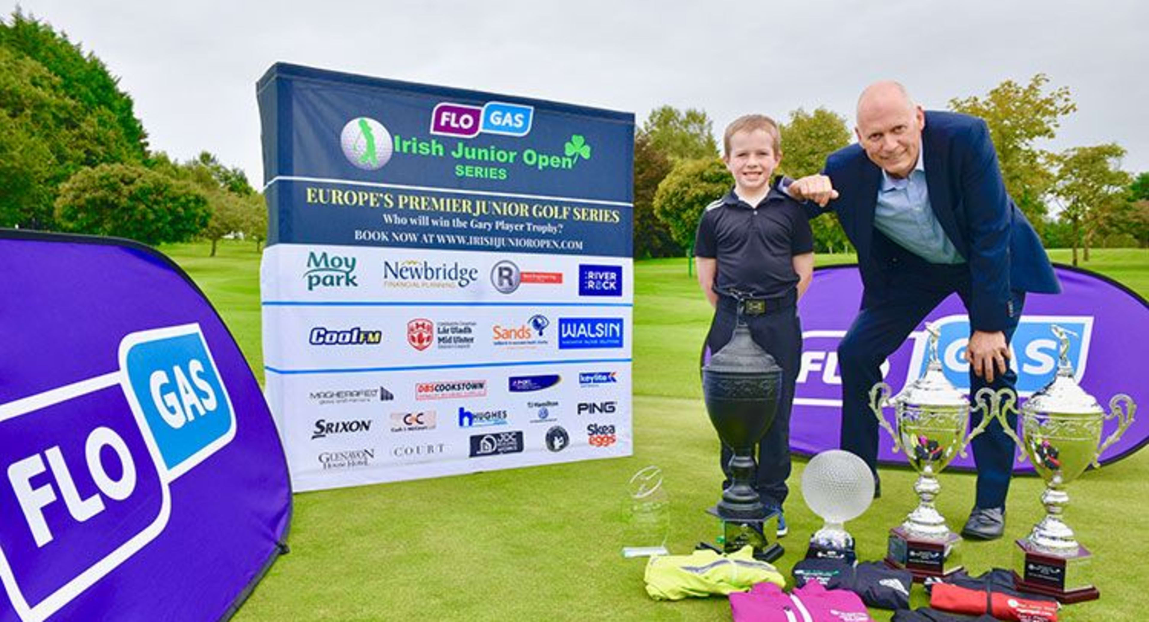 Harry (9) is winner of the Flogas Irish Junior Open 2018