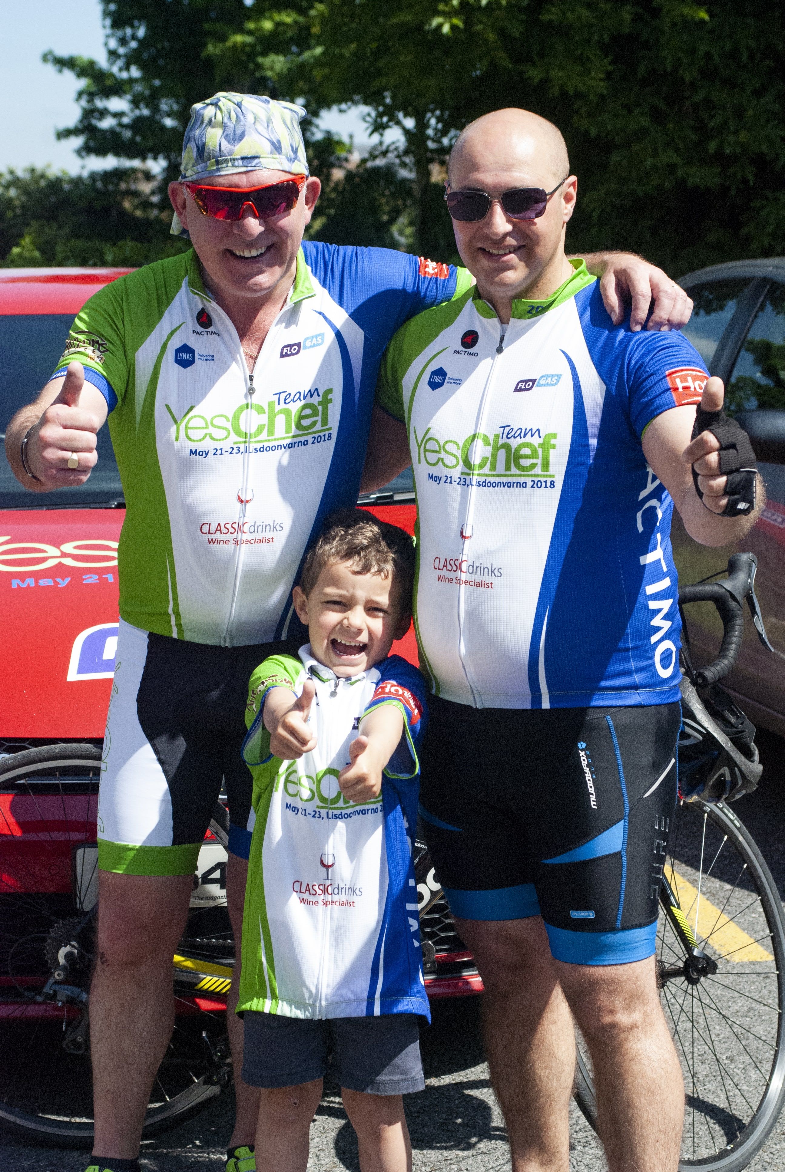 Flogas support Team YesChef & Irish Cancer Society