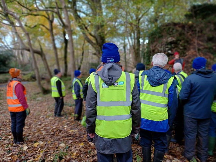 Flogas supports Irish Men’s Sheds in rhododendron Clearing at Killarney National Park