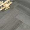 Calder Luxury Vinyl Dark Grey 126mm x 5/0.3mm Herringbone LVT Flooring