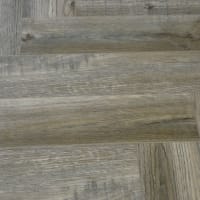 Calder Luxury Vinyl Smoked Grey 126mm x 5/0.3mm Herringbone LVT Flooring