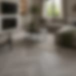 Calder Luxury Vinyl Grey 126mm x 50.3mm Herringbone LVT Flooring | Parquet Herringbone Flooring