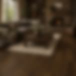 Milano Solid Golden Oak Handscraped 203mm x 17.5mm Wood Flooring