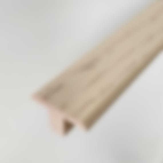 White Washed Solid Oak Profile Door T-Bar To Complement White Flooring Image 1