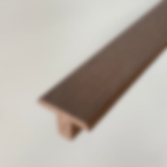 Coffee Solid Oak Profile Door T-Bar To Complement Coffee Flooring Image 1