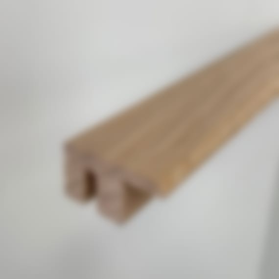 Unfinished Solid Oak End Profile To Complement Unfinished Flooring Image 1