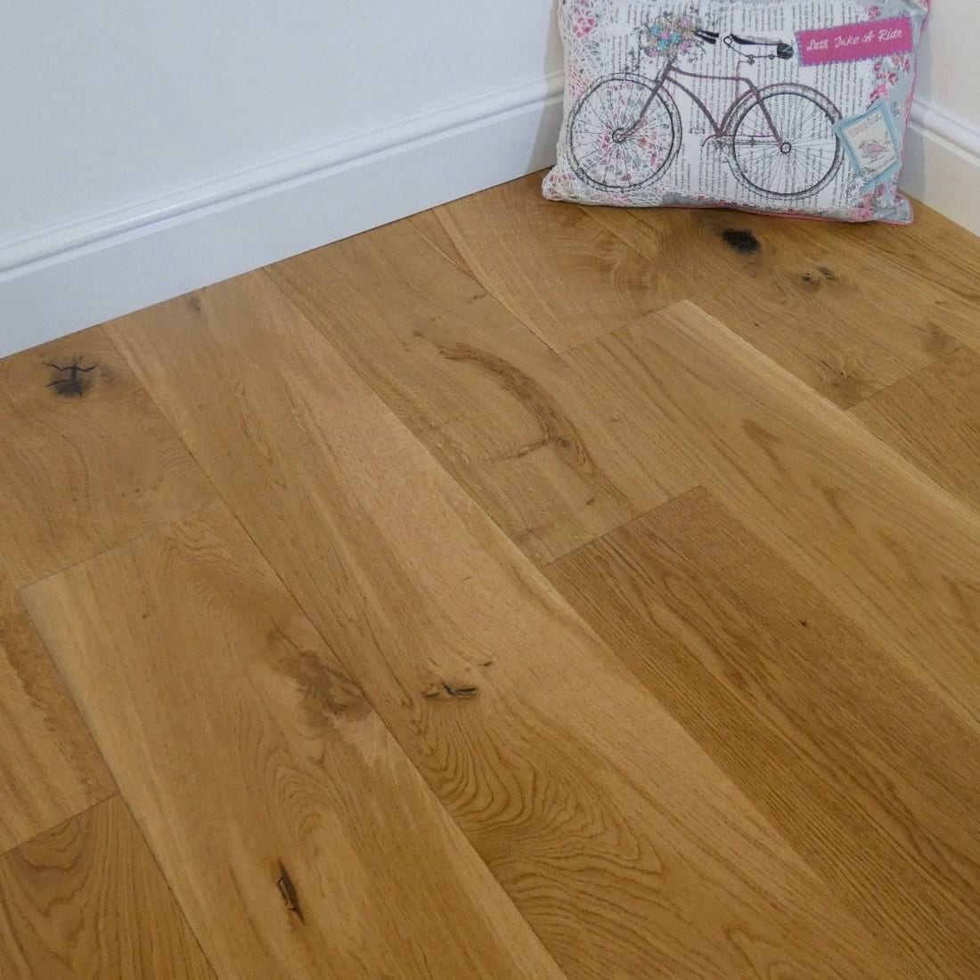 Highgate Engineered Natural Oak Lacquered 190mm x 14/3mm Wood Flooring