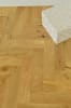 **** END OF LINE / JOB LOT **** (12 PACKS / 13.82m² / £483.7) Sawbury Engineered Natural Oak Lacquered 90mm x 15/4mm Parquet Wood Flooring