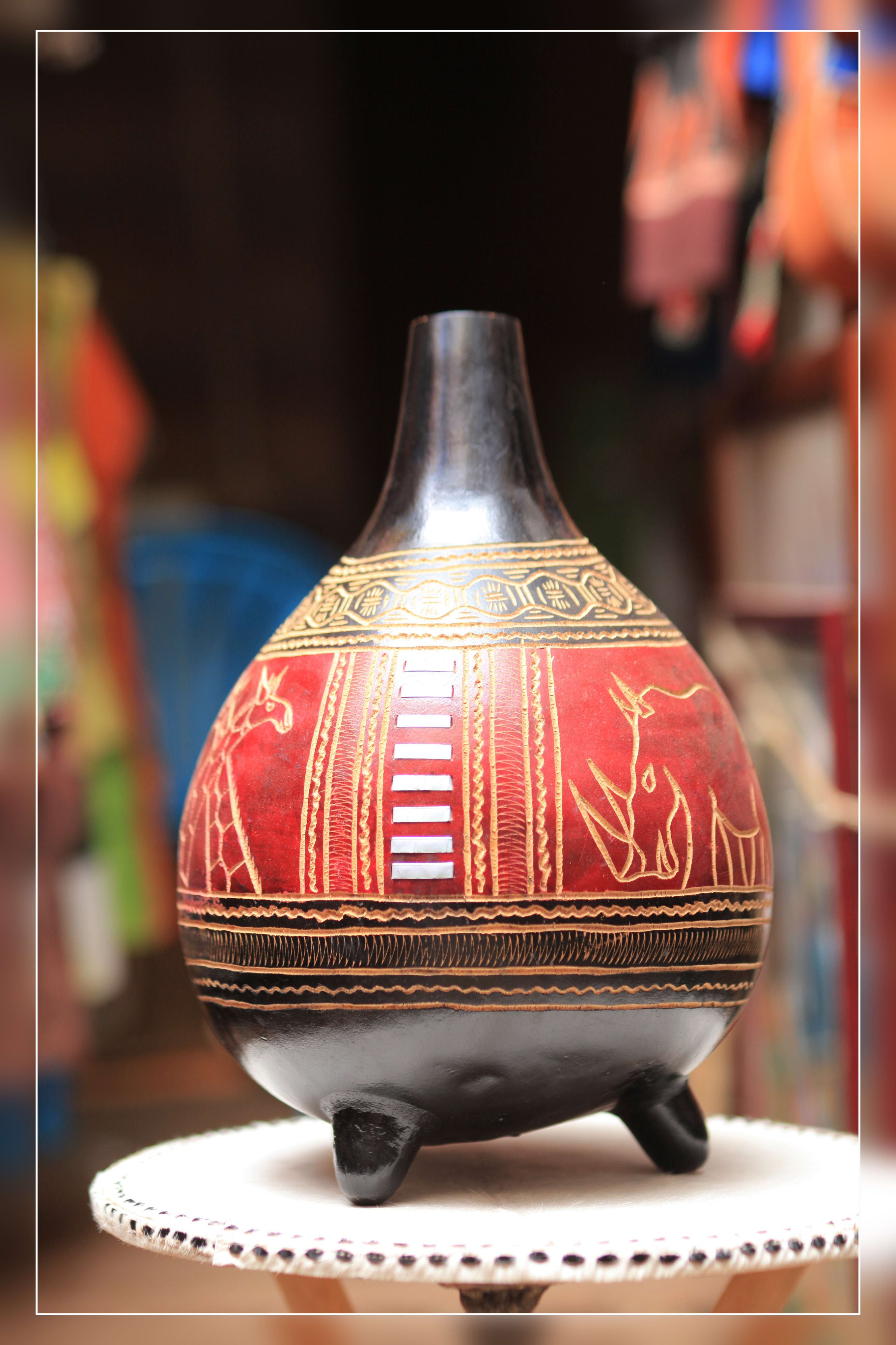 DECORATED CALABASH