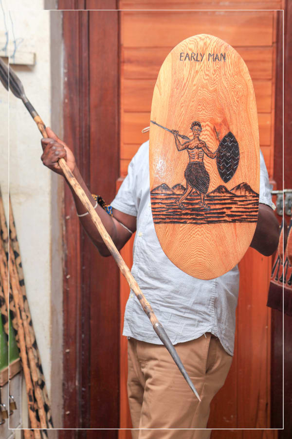 SHIELD WITH A SPEAR