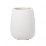 Ceramic White Pot 15x18 Cm - Standard