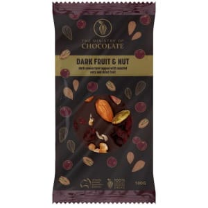 Dark Fruit & Nut 100g Chocolate Bar - Standard