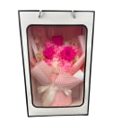 Preserved Flower Posy Box - Hot Pink
