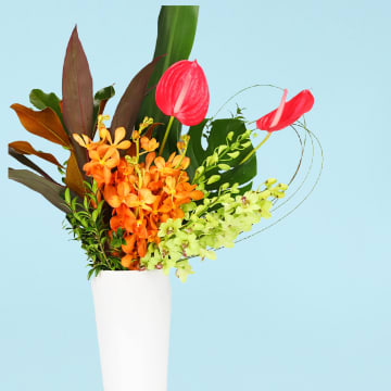 Corporate Tropical Vase 