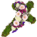All Our Sympathy Cross Wreath - Standard