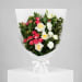 Daily Bouquet - Red roses with spring-white glow - Standard