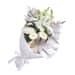 Crystal Shine White & Silver Flower Bouquet - Standard