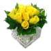 Yellow Rose Vase - Standard