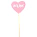 Mum Heart Pick - Standard