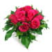 Bright Pink Rose Vase - Standard