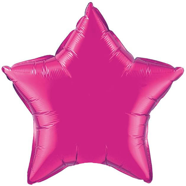 Fuchsia Star Balloon Flower & Balloon Delivery Melbourne