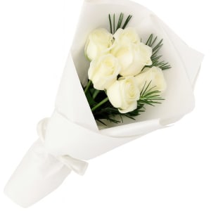 White Rose Bouquet - Standard